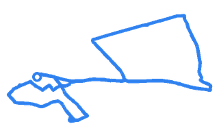 Route shape for Route 4 at Dumfries DTC