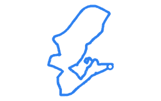 Route shape for Route 5 at Dumfries DTC
