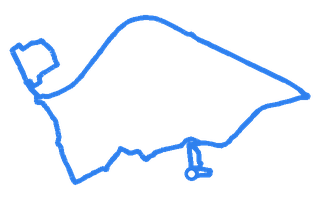 Route shape for Route 6 at Dumfries DTC