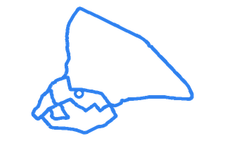 Route shape for Route 8 at Dumfries DTC