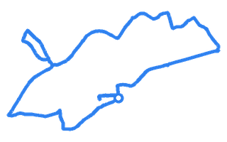 Route shape for Route 9 at Dumfries DTC