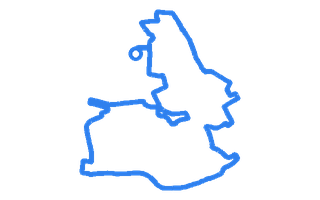 Route shape for Route 5 at Dundee DTC