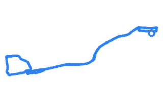 Route shape for Route 10 at Dundee DTC