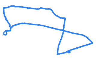 Route shape for Route 11 at Dundee DTC