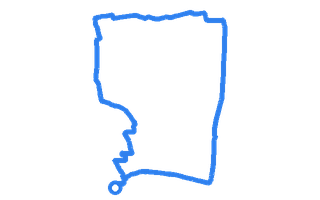 Route shape for Route 13 at Dundee DTC