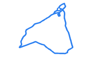 Route shape for Route 1 at Duns DTC