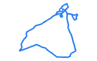 Route shape for Route 7 at Duns DTC