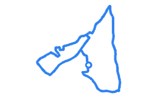 Route shape for Route 4 at Durham DTC