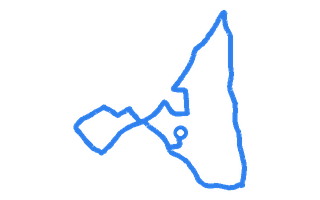 Route shape for Route 5 at Durham DTC