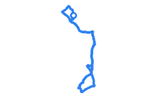 Route shape for Route 12 at Durham DTC