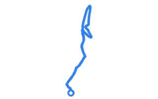 Route shape for Route 16 (NEW) at Durham DTC