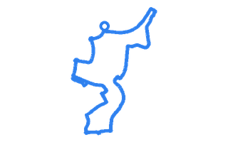Route shape for Route 1 (NEW) at East Kilbride DTC