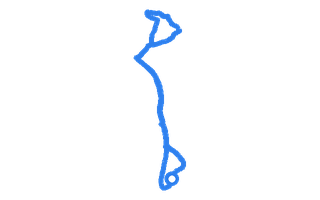 Route shape for Route 4 (NEW) at East Kilbride DTC