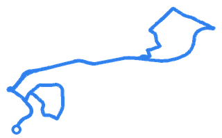Route shape for Route 7 (NEW) at East Kilbride DTC