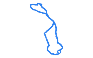 Route shape for Route 10 (NEW) at East Kilbride DTC