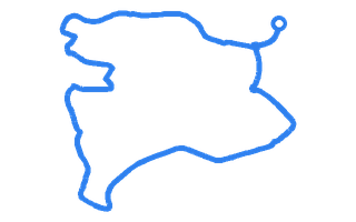 Route shape for Route 12 (NEW) at East Kilbride DTC