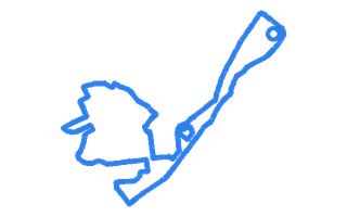 Route shape for Route 3 at Eastbourne DTC