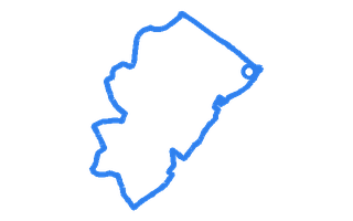 Route shape for Route 6 at Eastbourne DTC