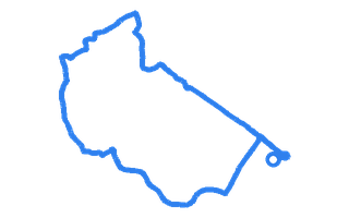 Route shape for Route 9 at Eastbourne DTC