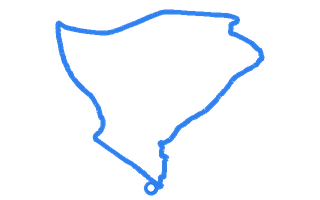 Route shape for Route 11 at Eastbourne DTC