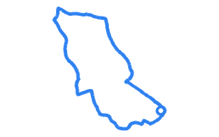 Route shape for Route 12 at Eastbourne DTC