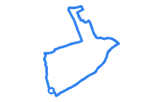 Route shape for Route 9 at Edinburgh (Currie) DTC