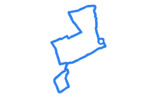Route shape for Route 11 at Edinburgh (Currie) DTC