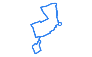 Route shape for Route 14 at Edinburgh (Currie) DTC
