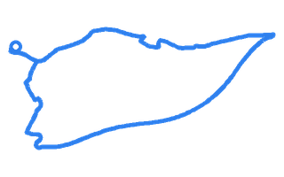 Route shape for Route 1 at Edinburgh (Musselburgh) DTC