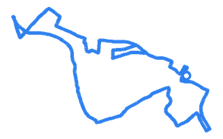 Route shape for Route 8 at Edinburgh (Musselburgh) DTC