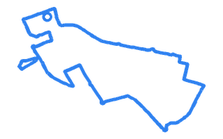 Route shape for Route 3 at Elgin DTC
