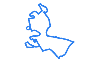 Route shape for Route 5 at Elgin DTC