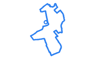 Route shape for Route 7 at Elgin DTC