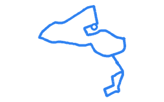Route shape for Route 10 at Elgin DTC