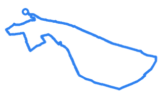 Route shape for Route 14 at Elgin DTC