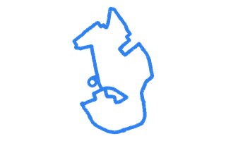Route shape for Route 15 at Elgin DTC