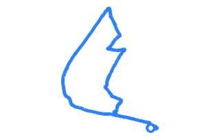 Route shape for Route 13 at Elswick DTC