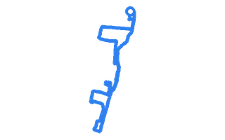 Route shape for Route 7 at Enfield DTC