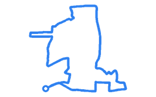 Route shape for Route 10 at Enfield DTC
