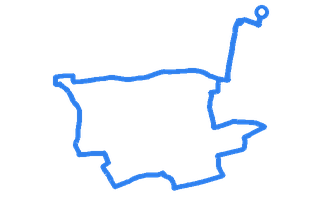 Route shape for Route 1 (NEW) at Erith DTC