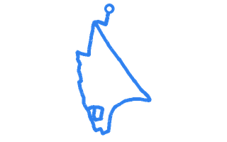 Route shape for Route 8 at Erith DTC
