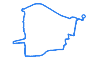 Route shape for Route 14 at Erith DTC