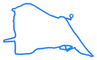 Route shape for Route 16 at Erith DTC
