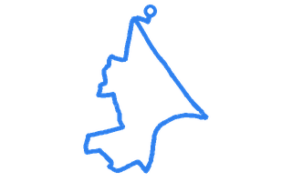 Route shape for Route 18 at Erith DTC