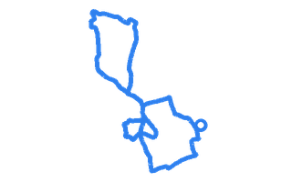 Route shape for Route 7 at Exeter DTC