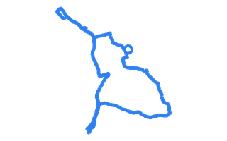 Route shape for Route 13 at Exeter DTC