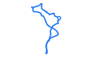 Route shape for Route 18 (NEW) at Exeter DTC