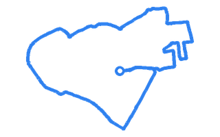 Route shape for Route 3 at Farnborough DTC