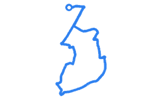 Route shape for Route 13 at Farnborough DTC