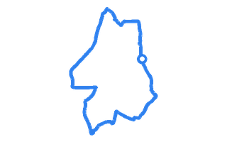 Route shape for Route 5 at Featherstone DTC